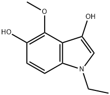 1H-Indole-3,5-diol,1-ethyl-4-methoxy-(9CI) Struktur