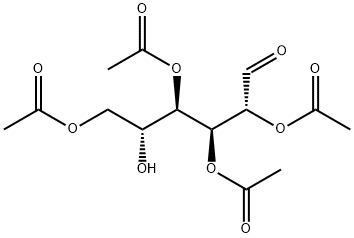 2,3,4,6-TETRA-O-ACETYL-SS-D-GLUCOSE Struktur