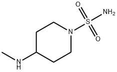 1-Piperidinesulfonamide,4-(methylamino)-(9CI) Struktur