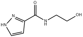 1H-Pyrazole-3-carboxamide,N-(2-hydroxyethyl)-(9CI) Struktur