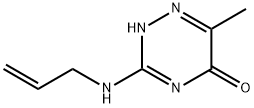 1,2,4-Triazin-5(2H)-one,6-methyl-3-(2-propenylamino)-(9CI) Struktur