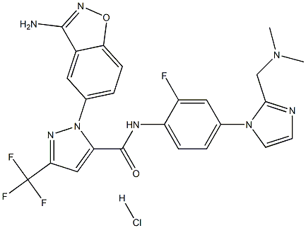 Razaxaban (Hydrochloride) Struktur