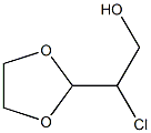 1,3-Dioxolane-2-ethanol,  -bta--chloro- Struktur