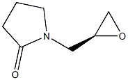 2-Pyrrolidinone,1-[(2S)-oxiranylmethyl]-(9CI) Struktur