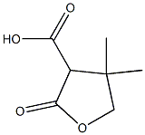 3-Furancarboxylicacid,tetrahydro-4,4-dimethyl-2-oxo-(9CI) Struktur