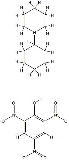 1-Cyclohexylpiperidine compound with picric acid (1:1) Struktur