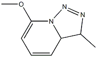 [1,2,3]Triazolo[1,5-a]pyridine,3,3a-dihydro-7-methoxy-3-methyl-(9CI) Struktur