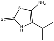 2(3H)-Thiazolethione,5-amino-4-(1-methylethyl)-(9CI) Struktur