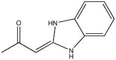 2-Propanone,1-(1,3-dihydro-2H-benzimidazol-2-ylidene)-(9CI) Struktur