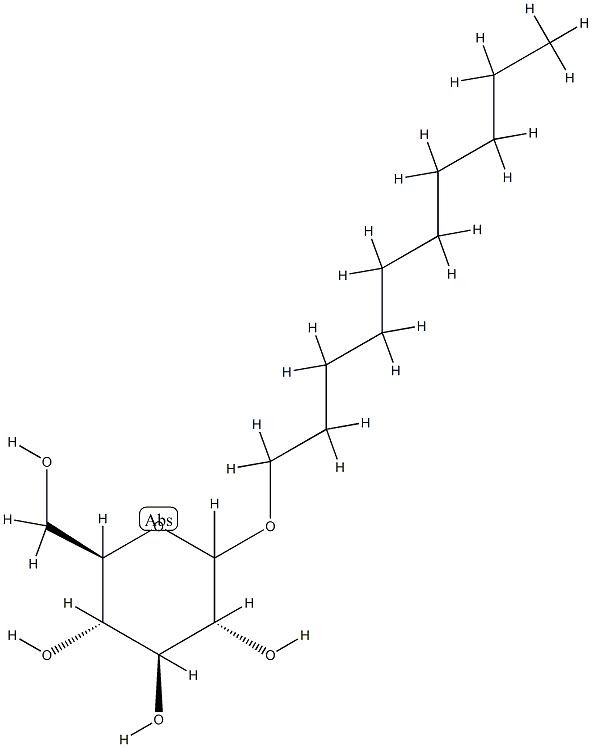 DECYLD-GLUCOSIDE Struktur