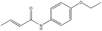 2-Butenamide,N-(4-ethoxyphenyl)-(9CI) Struktur