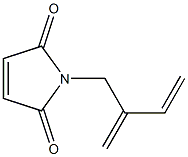 1H-Pyrrole-2,5-dione,1-(2-methylene-3-butenyl)-(9CI) Struktur