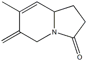 3(2H)-Indolizinone,1,5,6,8a-tetrahydro-7-methyl-6-methylene-(9CI) Struktur