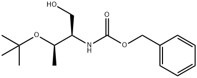 benzyl ((2R,3R)-3-(tert-butoxy)-1-hydroxybutan-2-yl)carbamate Struktur