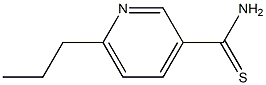 3-Pyridinecarbothioamide,6-propyl-(9CI) Struktur