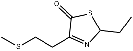 5(2H)-Thiazolone,2-ethyl-4-[2-(methylthio)ethyl]-(9CI) Struktur