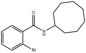 2-bromo-N-cyclooctylbenzamide Struktur