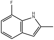 1H-Indole,7-fluoro-2-methyl-(9CI) Struktur