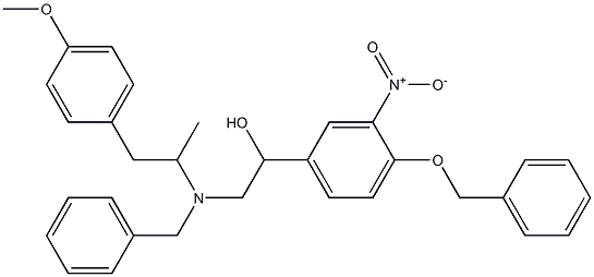 α-[[[2-(4-Methoxyphenyl)-1-Methylethyl](phenylMethyl)aMino]Methyl]-3-nitro-4-(phenylMethoxy)benzeneMethanol