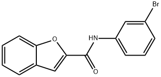 N-(3-bromophenyl)-1-benzofuran-2-carboxamide Struktur