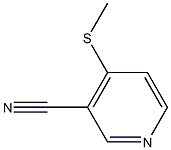 3-Pyridinecarbonitrile,4-(methylthio)-(9CI) Struktur