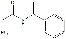 2-amino-N-(1-phenylethyl)acetamide Struktur