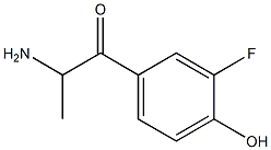 Propiophenone,  2-amino-3-fluoro-4-hydroxy-  (7CI,8CI) Struktur