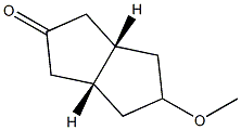 2(1H)-Pentalenone,hexahydro-5-methoxy-,(3a-alpha-,5-alpha-,6a-alpha-)-(9CI) Struktur