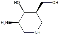 3-Piperidinemethanol, 5-amino-4-hydroxy-, (3R,4R,5R)-rel- (9CI) Struktur