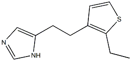 1H-Imidazole,4-[2-(2-ethyl-3-thienyl)ethyl]-(9CI) Struktur