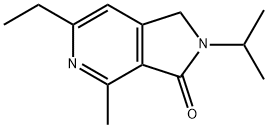 3H-Pyrrolo[3,4-c]pyridin-3-one,6-ethyl-1,2-dihydro-4-methyl-2-(1-methylethyl)-(9CI) Struktur