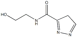 4H-Pyrazole-3-carboxamide,N-(2-hydroxyethyl)-(9CI) Struktur