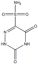 1,2,4-Triazine-6-sulfonamide,2,3,4,5-tetrahydro-3,5-dioxo-(9CI) Struktur