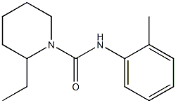 1-Piperidinecarboxamide,2-ethyl-N-(2-methylphenyl)-(9CI) Struktur