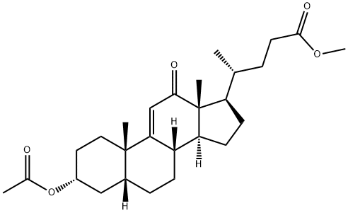 3α-Acetyloxy-12-oxo-5β-chol-9(11)-en-24-oic acid methyl ester