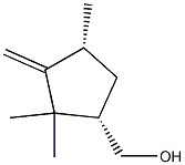 Cyclopentanemethanol, 2,2,4-trimethyl-3-methylene-, (1R,4S)-rel- (9CI) Struktur