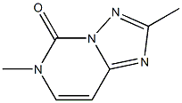 [1,2,4]Triazolo[1,5-c]pyrimidin-5(6H)-one,2,6-dimethyl-(9CI) Struktur