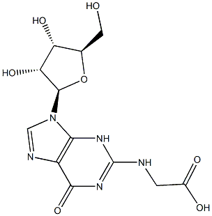 N(2)-carboxymethylguanosine Struktur