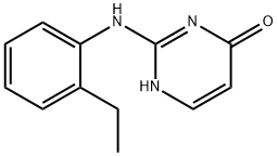 4(1H)-Pyrimidinone,2-[(2-ethylphenyl)amino]-(9CI) Struktur