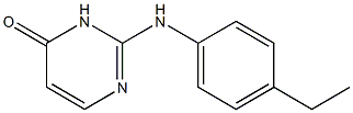 4(1H)-Pyrimidinone,2-[(4-ethylphenyl)amino]-(9CI) Struktur