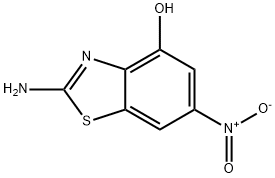 4-Benzothiazolol,2-amino-6-nitro-(9CI) Struktur