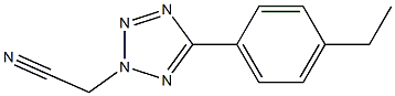 2H-Tetrazole-2-acetonitrile,5-(4-ethylphenyl)-(9CI) Struktur