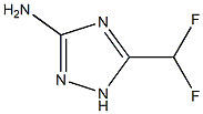 1H-1,2,4-Triazol-3-amine,5-(difluoromethyl)-(9CI) Struktur