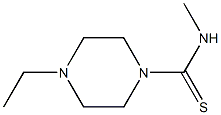 1-Piperazinecarbothioamide,4-ethyl-N-methyl-(9CI) Struktur