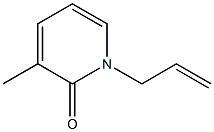 2(1H)-Pyridinone,3-methyl-1-(2-propenyl)-(9CI) Struktur