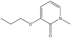 2(1H)-Pyridinone,1-methyl-3-propoxy-(9CI) Struktur