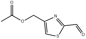 2-Thiazolecarboxaldehyde,4-[(acetyloxy)methyl]-(9CI) Struktur