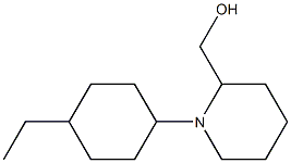 2-Piperidinemethanol,1-(4-ethylcyclohexyl)-(9CI) Struktur