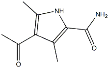 1H-Pyrrole-2-carboxamide,4-acetyl-3,5-dimethyl-(9CI) Struktur