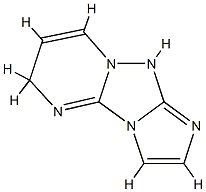 1H,6H-Imidazo[2,1:3,4][1,2,4]triazolo[1,5-a]pyrimidine(9CI) Struktur